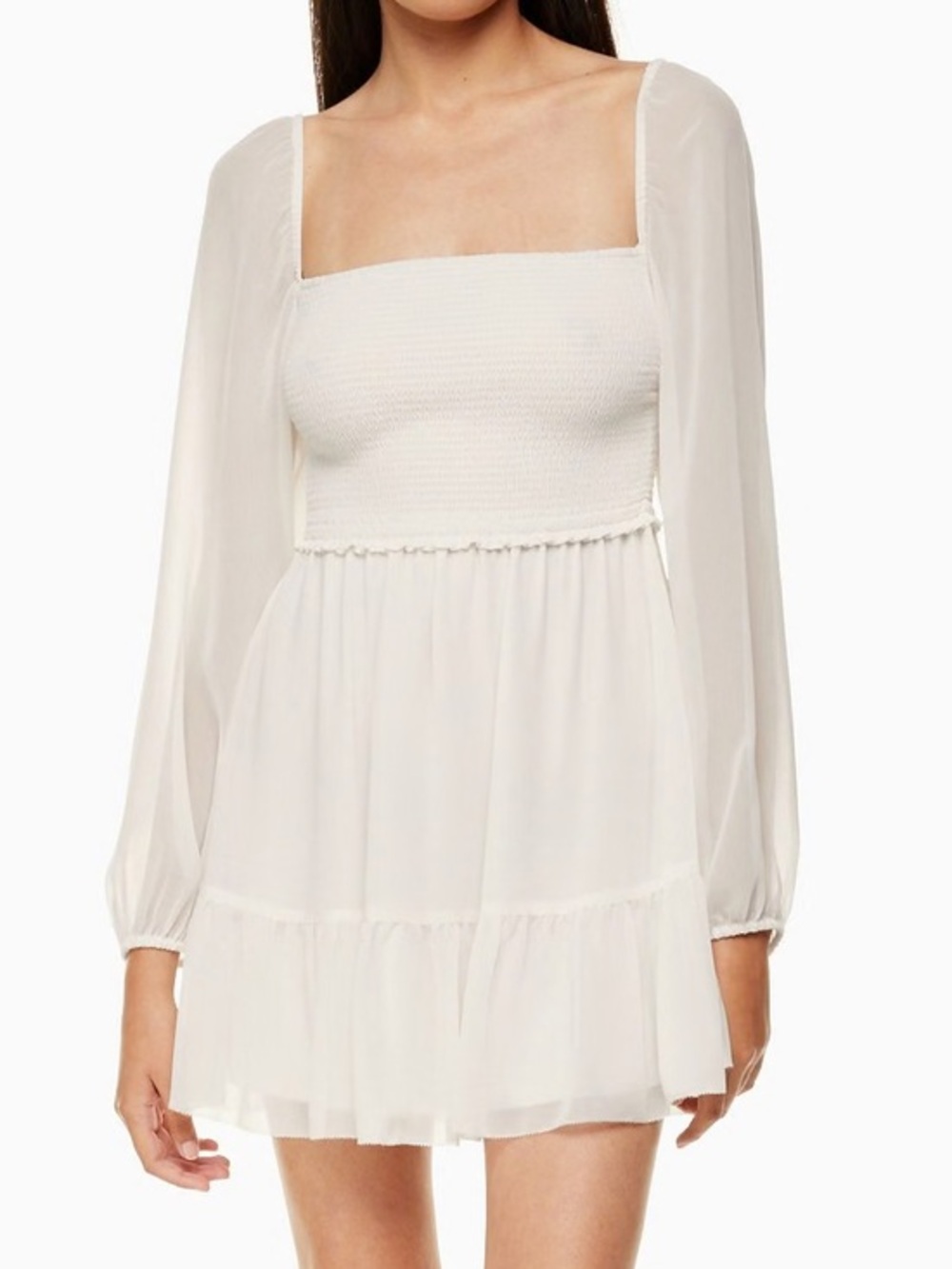 Wilfred Tempest Mini Dress White Size Small Aritzia #75604